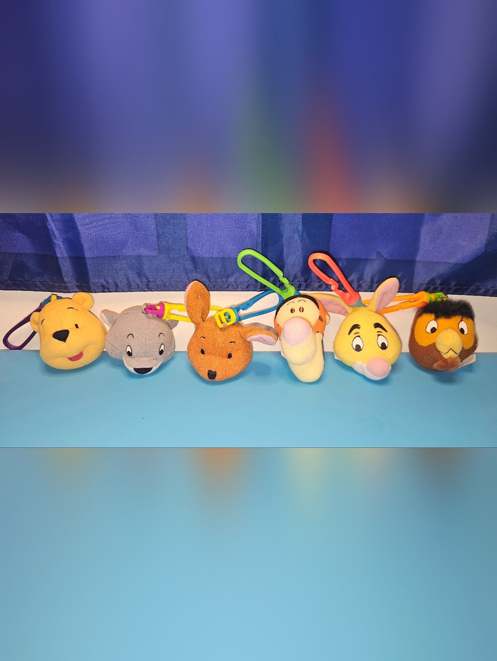 Vintage Winnie The Pooh And Friends Bag Clip Keychains (6 OUT OF 8)